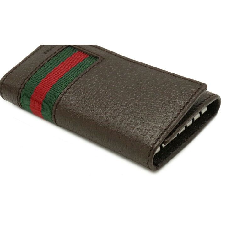 楽天市場】GUCCI グッチ シェリーライン 6連キーケース レザー ダーク 
