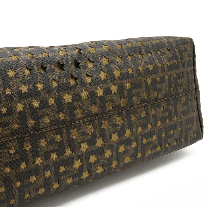 楽天市場】【バッグ】FENDI フェンディ ズッカ柄 スターパンチング 星  