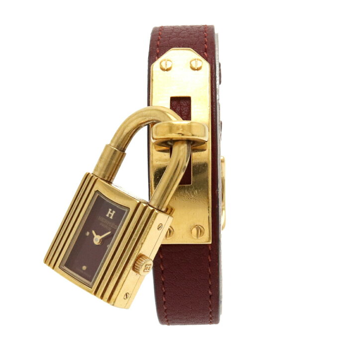 楽天市場】【ウォッチ】HERMES エルメス ケリーウォッチ ボルドー文字  
