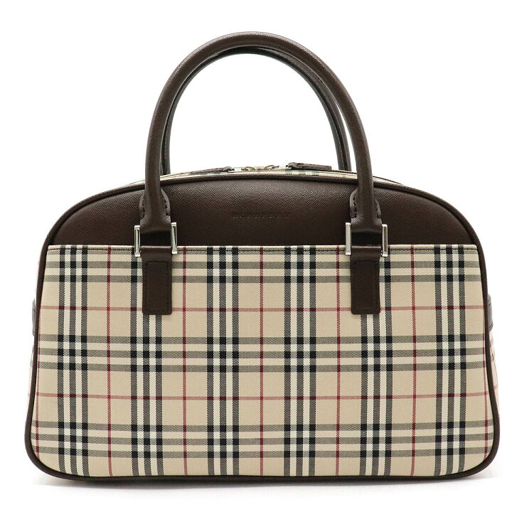 楽天市場】【バッグ】BURBERRY バーバリー ノバチェック チャック柄  