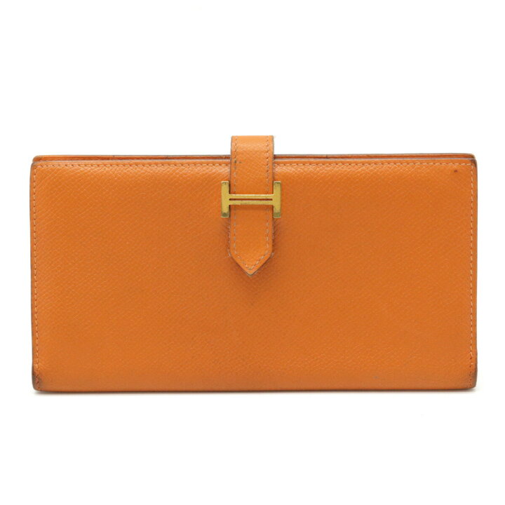 楽天市場】【財布】HERMES エルメス ベアン クラシック 2つ折長財布 二 