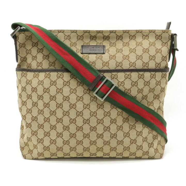 楽天市場】【バッグ】GUCCI グッチ GGキャンバス シェリーライン 