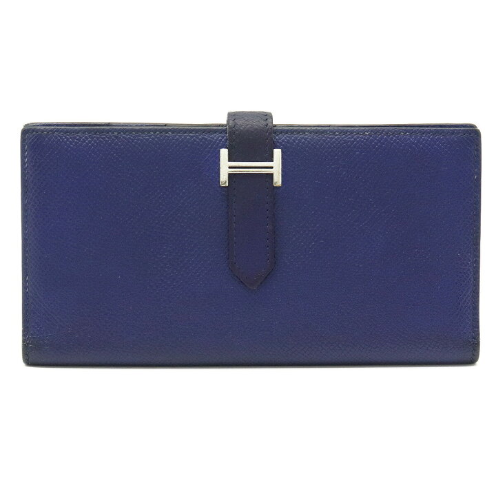 HERMES エルメス ベアンスフレ 2つ折長財布 二つ折り長財布 リザード  