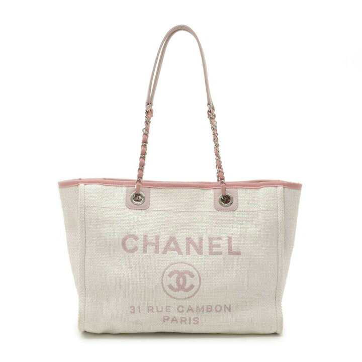 楽天市場】【バッグ】CHANEL シャネル ドーヴィルライン ミディアム 