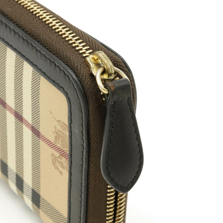 楽天市場】【財布】BURBERRY バーバリー チェック柄 ラウンド 