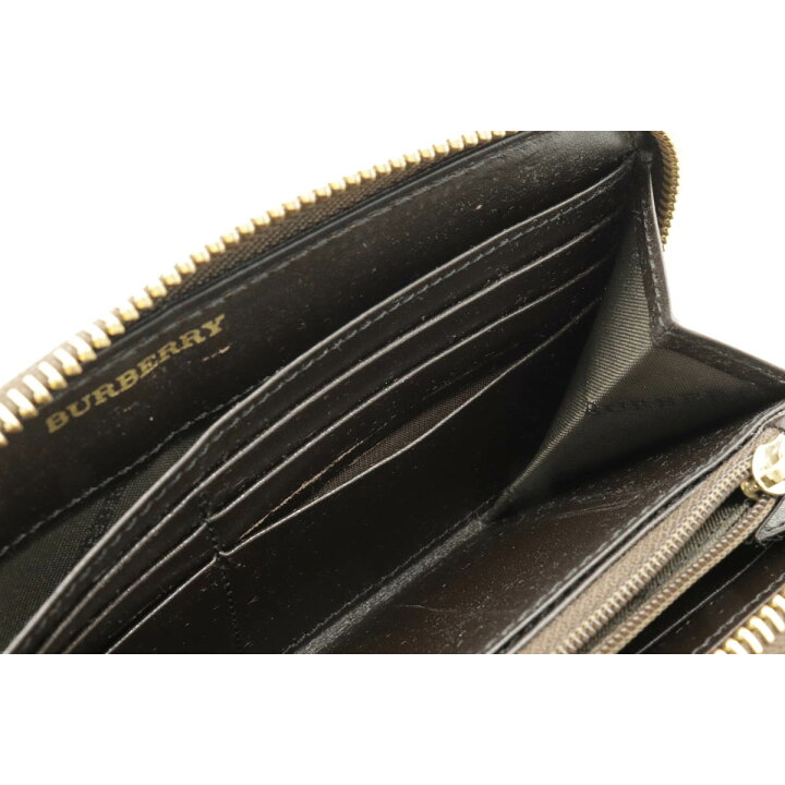 楽天市場】【財布】BURBERRY バーバリー チェック柄 ラウンド 