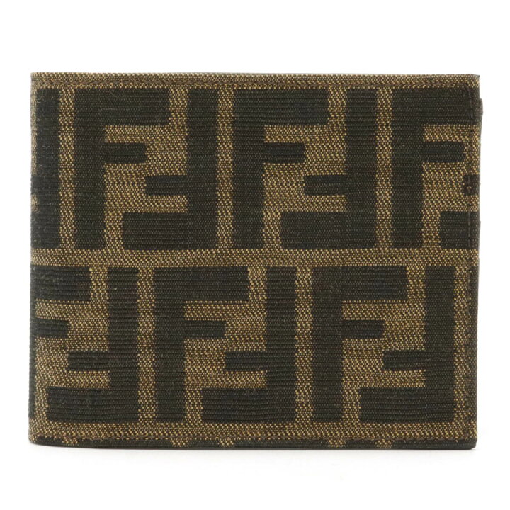 楽天市場】【財布】FENDI フェンディ ズッカ柄 2つ折財布 二つ折り財布 