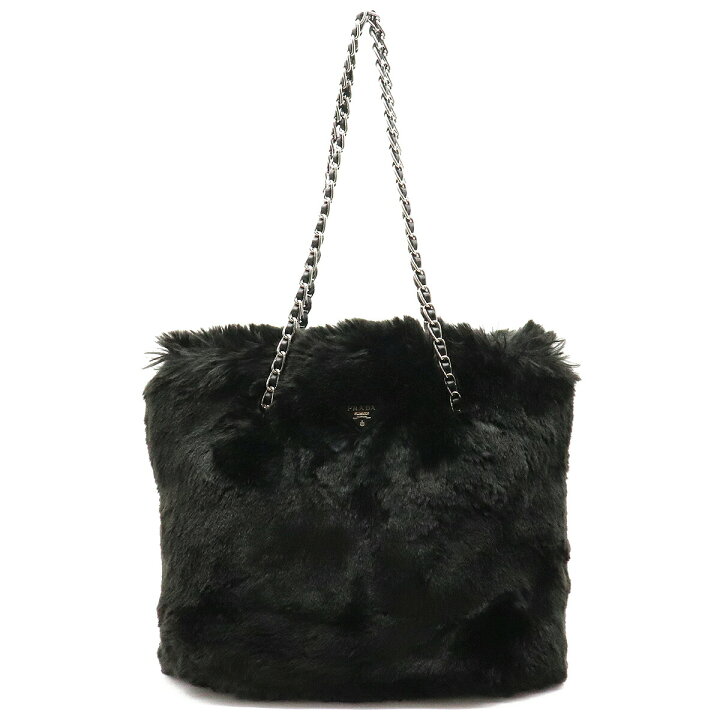 楽天市場】【バッグ】PRADA プラダ エコファー フェイクファー チェン  