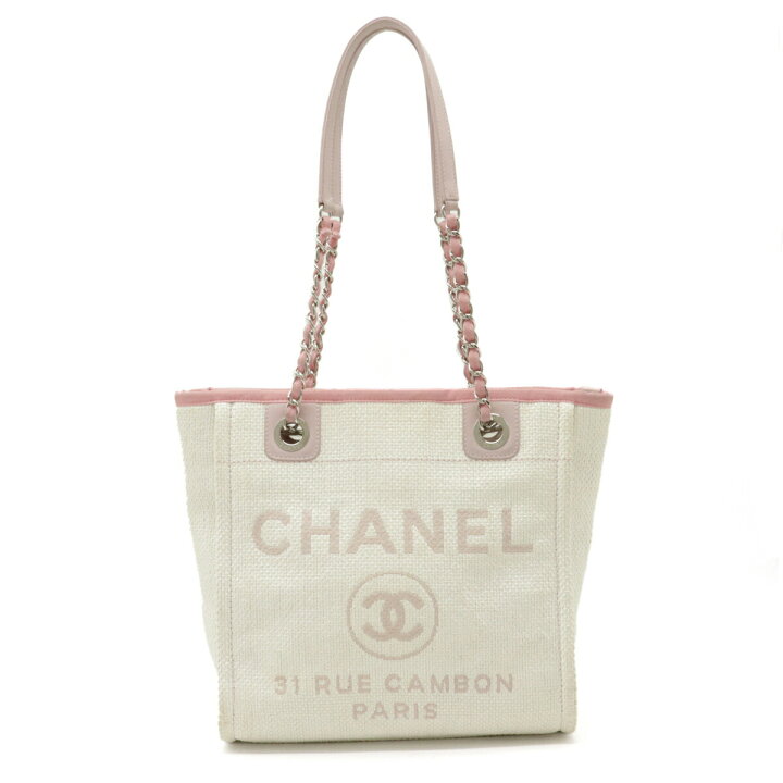 楽天市場】【バッグ】CHANEL シャネル ドーヴィル チェーンショルダー  