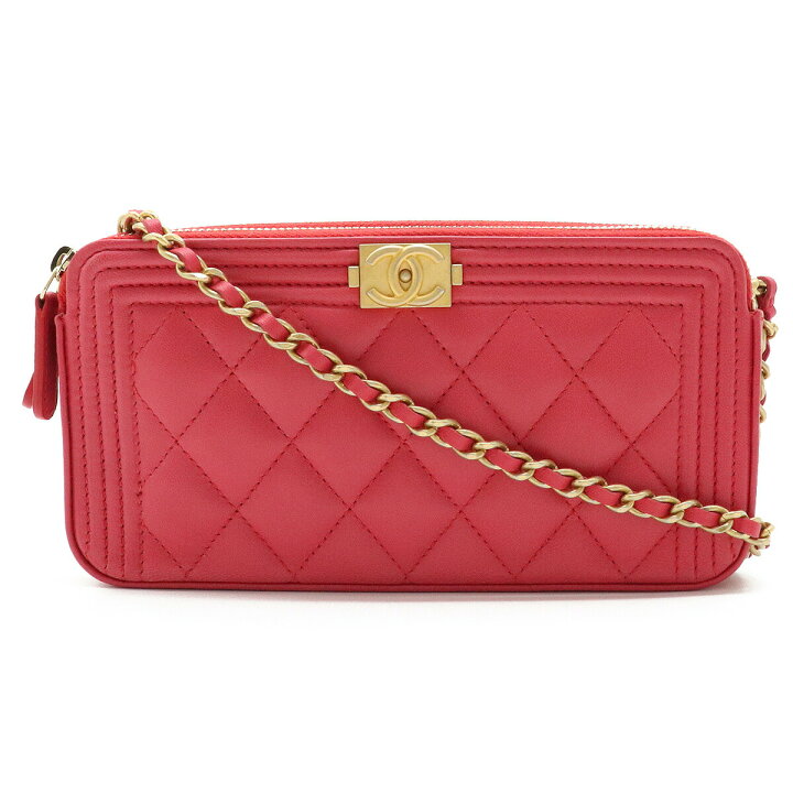 楽天市場】【財布】CHANEL シャネル ボーイシャネル マトラッセ ココ 