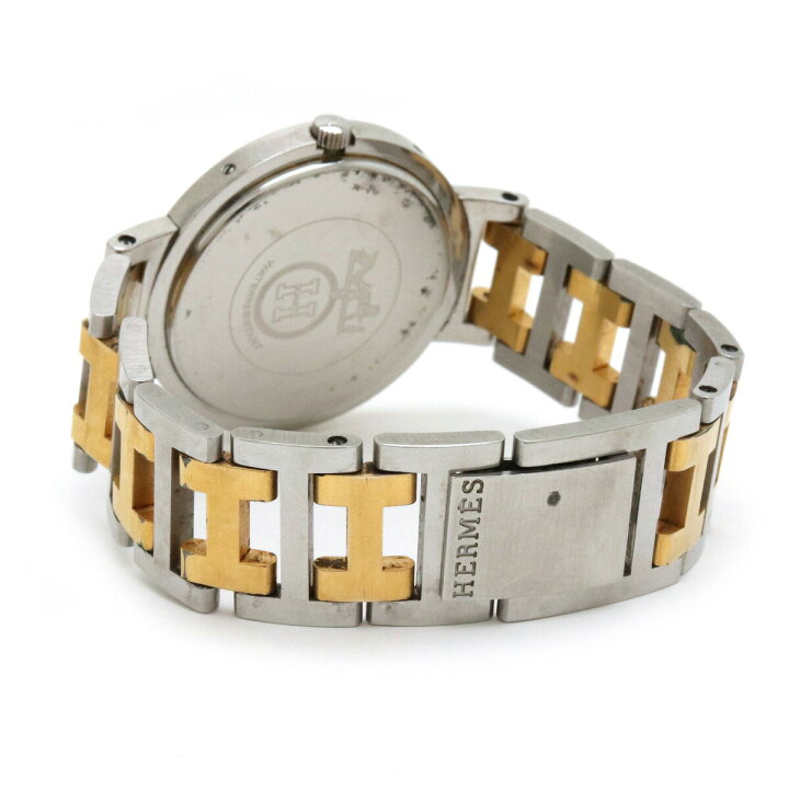 楽天市場】【ウォッチ】HERMES エルメス クリッパー 33mm アイボリー 