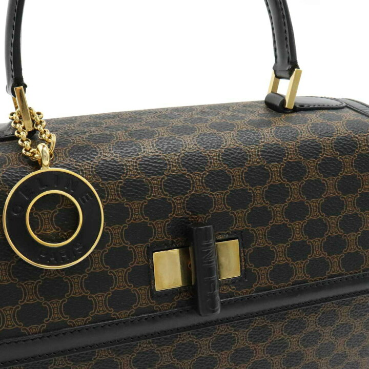 楽天市場】【バッグ】CELINE セリーヌ マカダム柄 ハンドバッグ 2WAY 