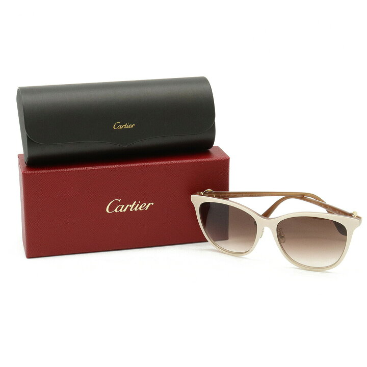 楽天市場】Cartier カルティエ サングラス キャットアイ ブラウン 
