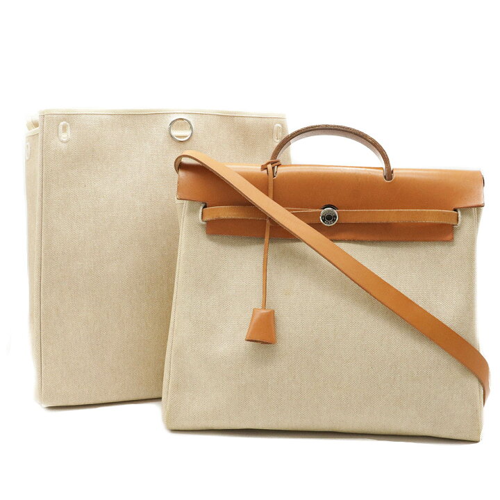 楽天市場】【バッグ】HERMES エルメス エールバッグMM ハンドバッグ  