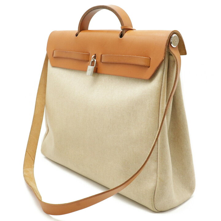 楽天市場】【バッグ】HERMES エルメス エールバッグMM ハンドバッグ  