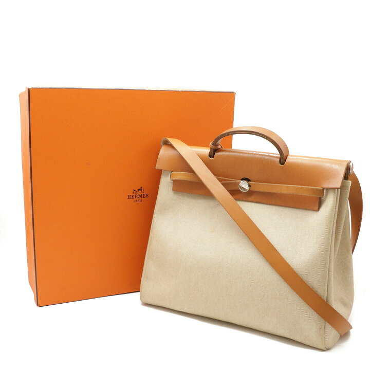 楽天市場】【バッグ】HERMES エルメス エールバッグMM ハンドバッグ  
