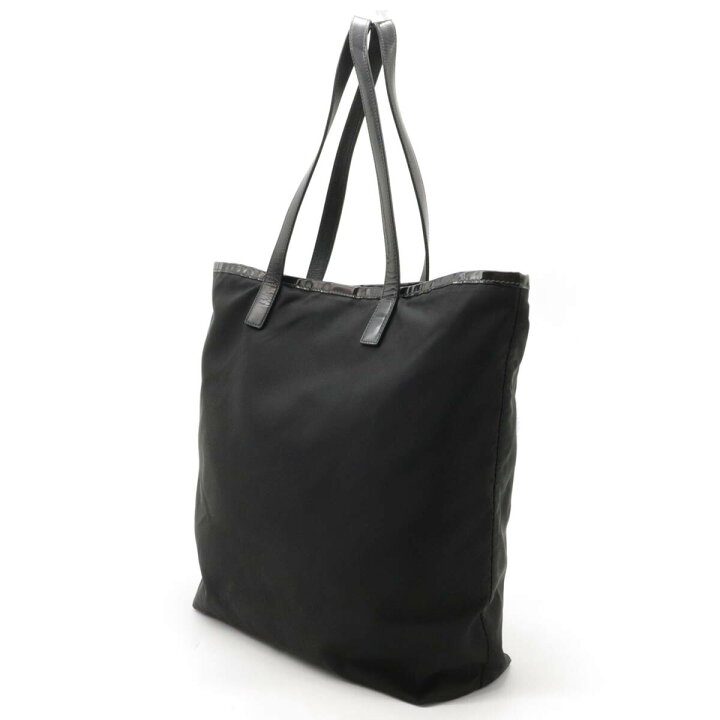 プラダPRADA 肩掛けトートバッグ 黒 付属品あり BR0430