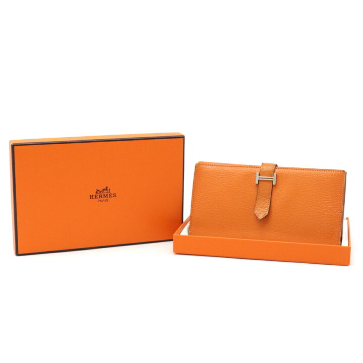 楽天市場】【財布】HERMES エルメス ベアン 2PLIS デュプリ 3つ折長 
