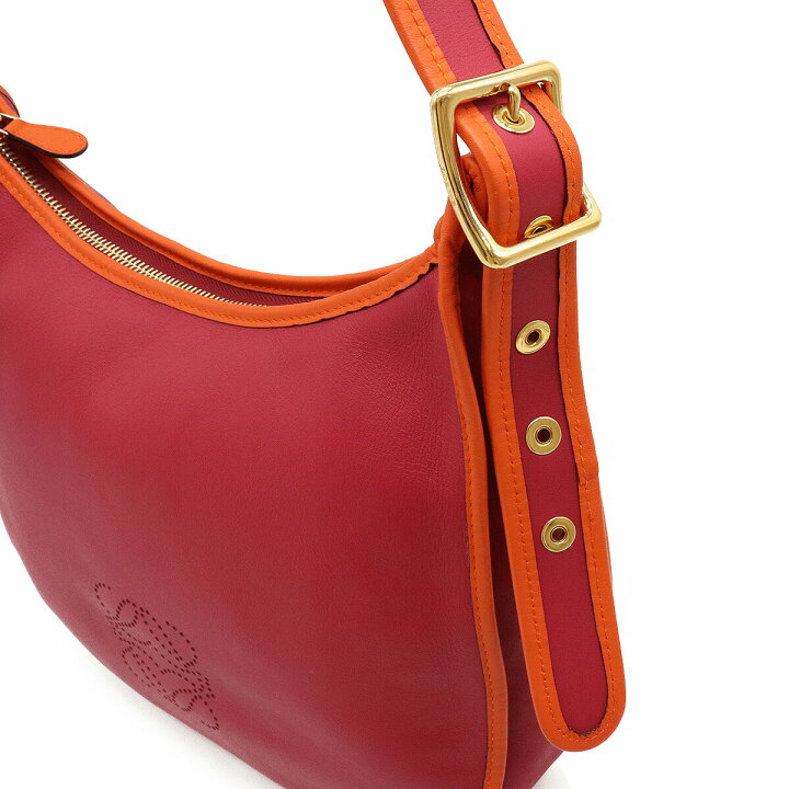LOEWE ロエベ バルセロナ ハンドバッグ オレンジブラウン ロエベ LOEWE  