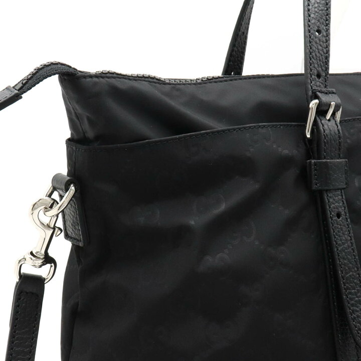 GUCCI グッチ GGナイロン トートバッグ ショルダートート 2WAY  