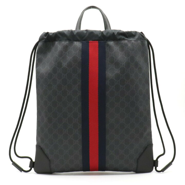 楽天市場】【バッグ】GUCCI グッチ GGスプリーム ウェブライン ドロー 