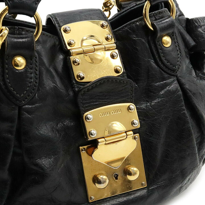 楽天市場】【バッグ】Miu Miu ミュウ ミュウ ミュウミュウ サイド 