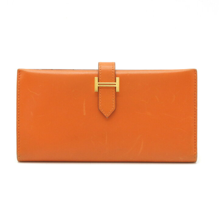 楽天市場】【財布】HERMES エルメス ベアン クラシック 2つ折長財布 二  