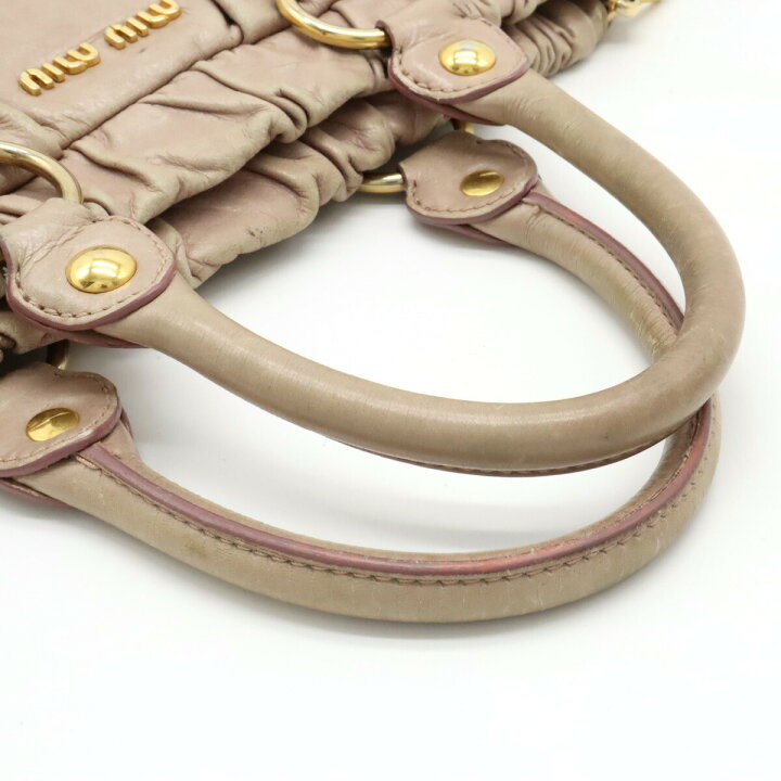 楽天市場】【バッグ】Miu Miu ミュウ ミュウ ミュウミュウ 