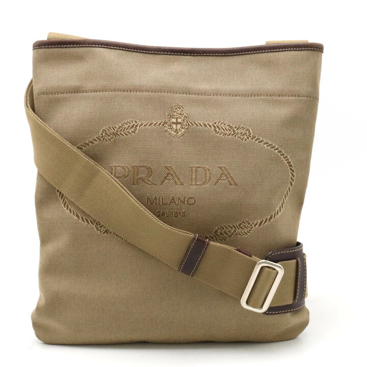 楽天市場】【バッグ】PRADA プラダ ロゴジャガード ショルダーバッグ  