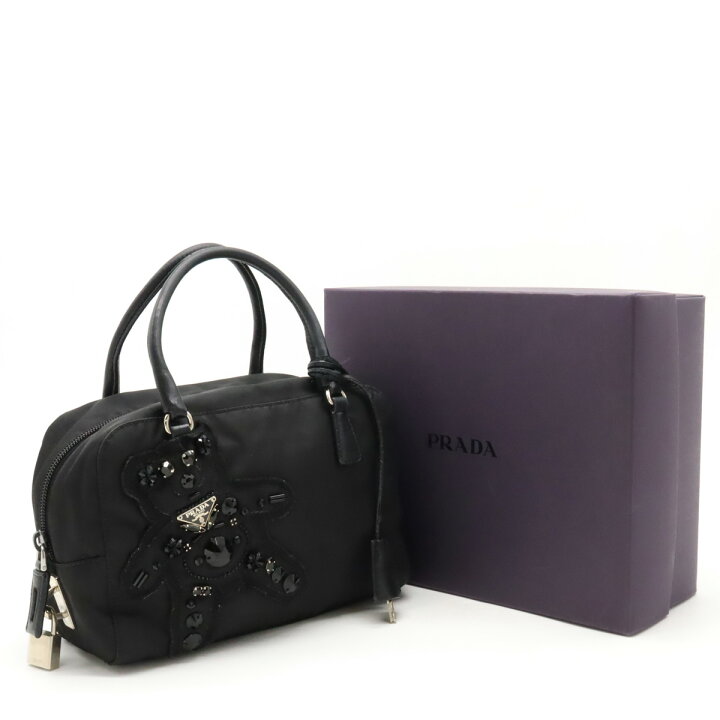 楽天市場】【バッグ】PRADA プラダ イブニング ベア ビジュー  