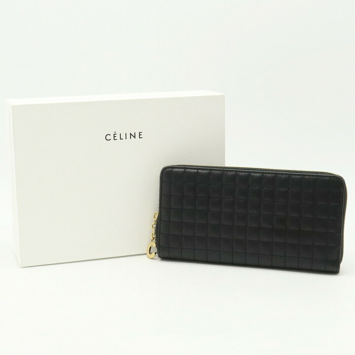 楽天市場】【財布】CELINE セリーヌ Cチャーム ラージ ジップド  