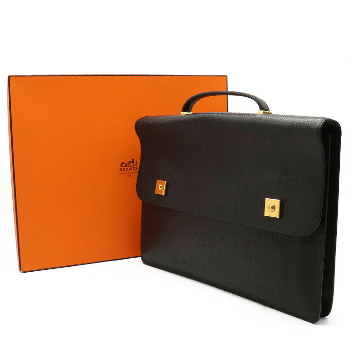 楽天市場】【バッグ】HERMES エルメス ダニューブ38 ビジネスバッグ 
