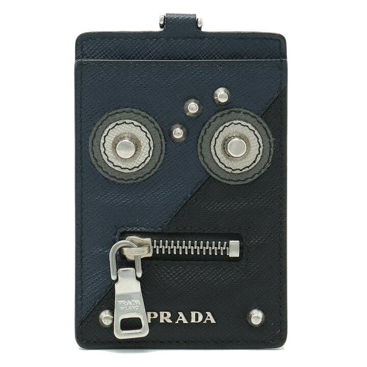 楽天市場】PRADA プラダ SAFFIANO サフィアーノ ロボットモチーフ パス  