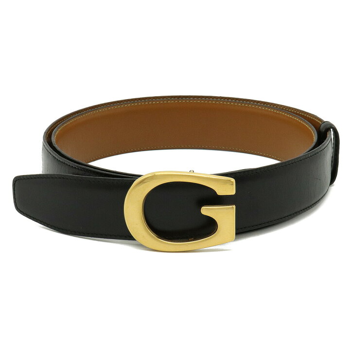 楽天市場】GUCCI グッチ Gバックル ベルト リバーシブル レザー  