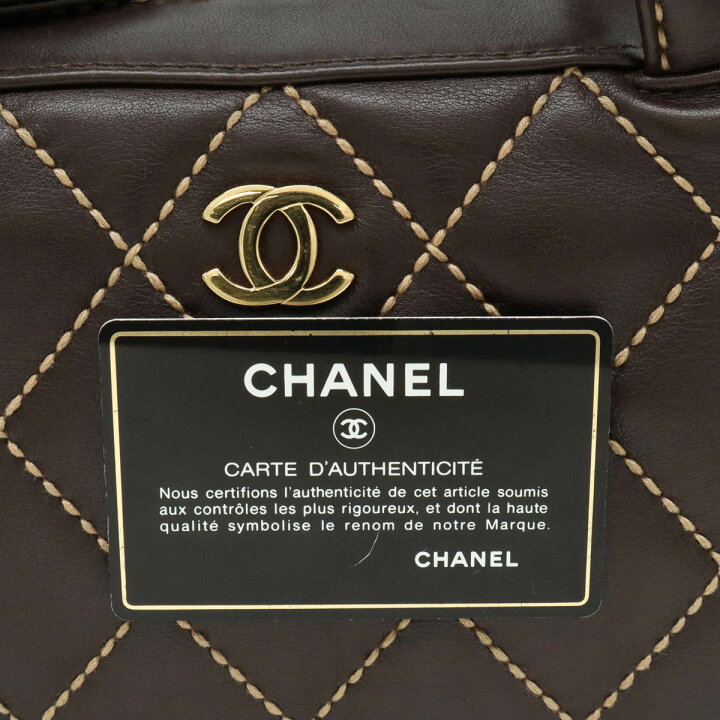楽天市場】【バッグ】CHANEL シャネル ワイルドステッチ ハンドバッグ  