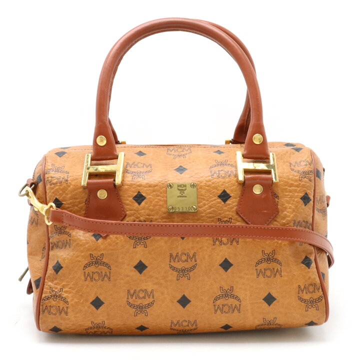 楽天市場】【バッグ】MCM エムシーエム ロゴグラム ハンドバッグ ミニ 
