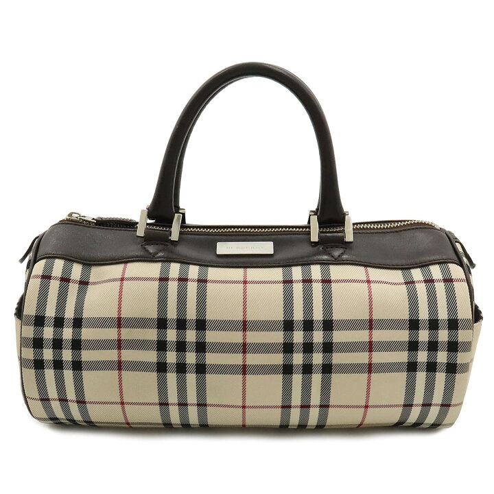 楽天市場】BURBERRY バーバリー ノバチェック チェック柄 ハンドバッグ 