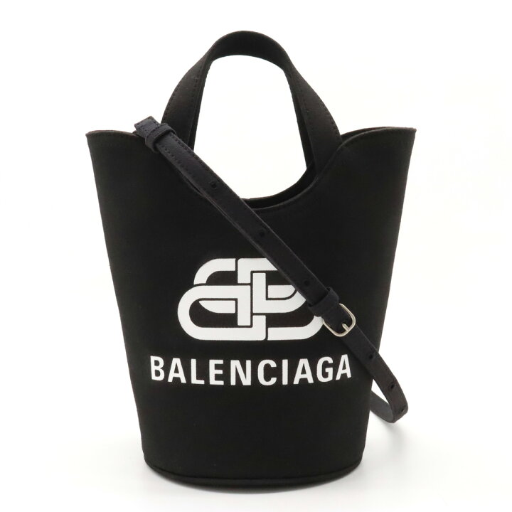 楽天市場】BALENCIAGA バレンシアガ WAVE XS ウェーブ ハンドバッグ 