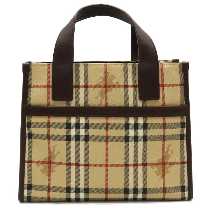 楽天市場】BURBERRY バーバリー ノバチェック チェック柄 トートバッグ 
