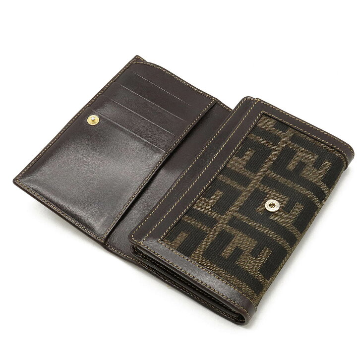 楽天市場】【財布】FENDI フェンディ ズッカ柄 L字ファスナー財布 