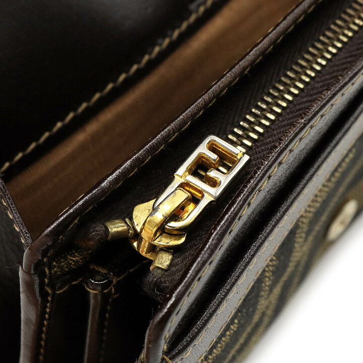 楽天市場】【財布】FENDI フェンディ ズッカ柄 L字ファスナー財布 