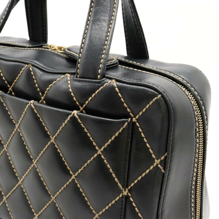 楽天市場】【バッグ】CHANEL シャネル ワイルドステッチ ハンドバッグ 
