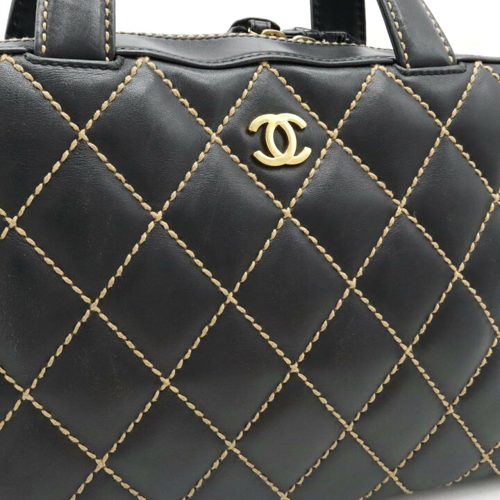 楽天市場】【バッグ】CHANEL シャネル ワイルドステッチ ハンドバッグ  