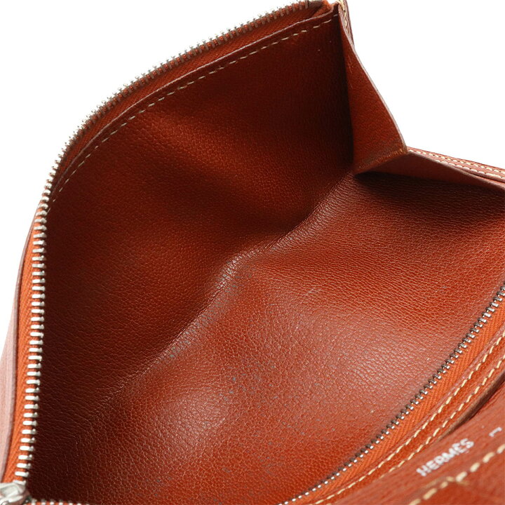 HERMES ベアン クロコダイル アリゲーター 長財布 □G刻印 HERMES 