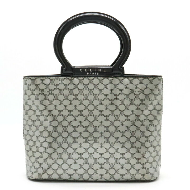 楽天市場】【バッグ】CELINE セリーヌ マカダム柄 ハンドバッグ  