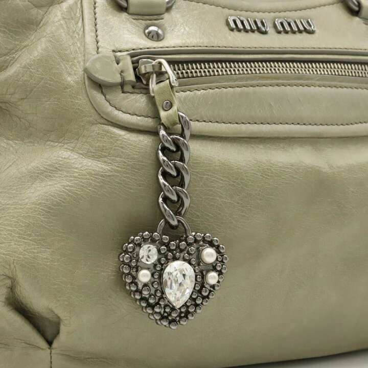 楽天市場】【バッグ】Miu Miu ミュウ ミュウ ミュウミュウ  