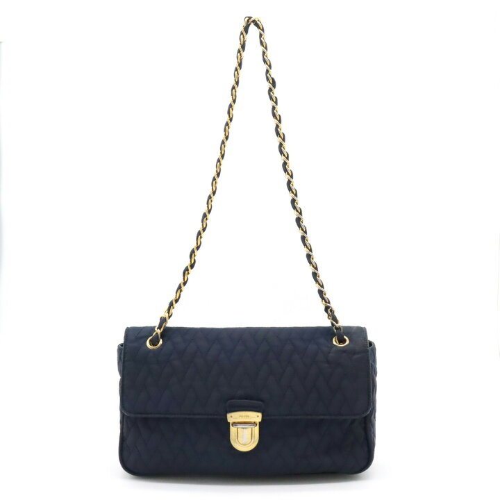 楽天市場】【バッグ】PRADA プラダ キルティング チェーンショルダー  