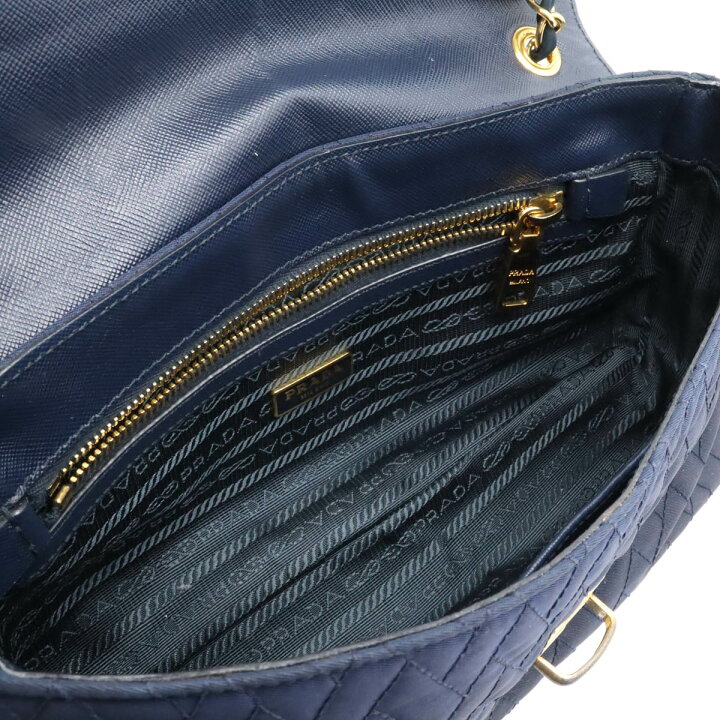 楽天市場】【バッグ】PRADA プラダ キルティング チェーンショルダー 
