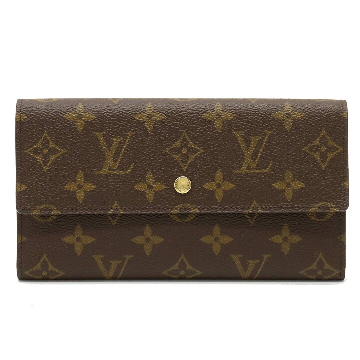 楽天市場】【財布】LOUIS VUITTON ルイ ヴィトン モノグラム ポルト 