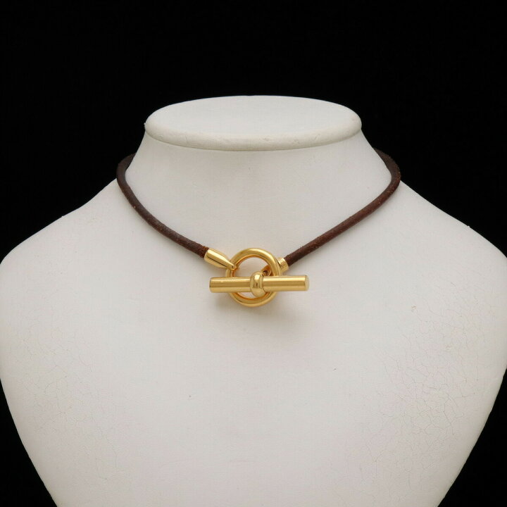 楽天市場】【ジュエリー】HERMES エルメス グレナン チョーカー  